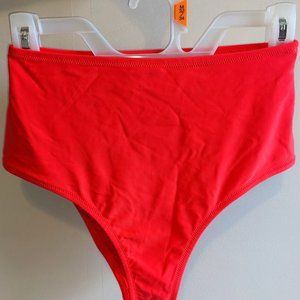 Aerie pink high waisted bikini bottom. (S)